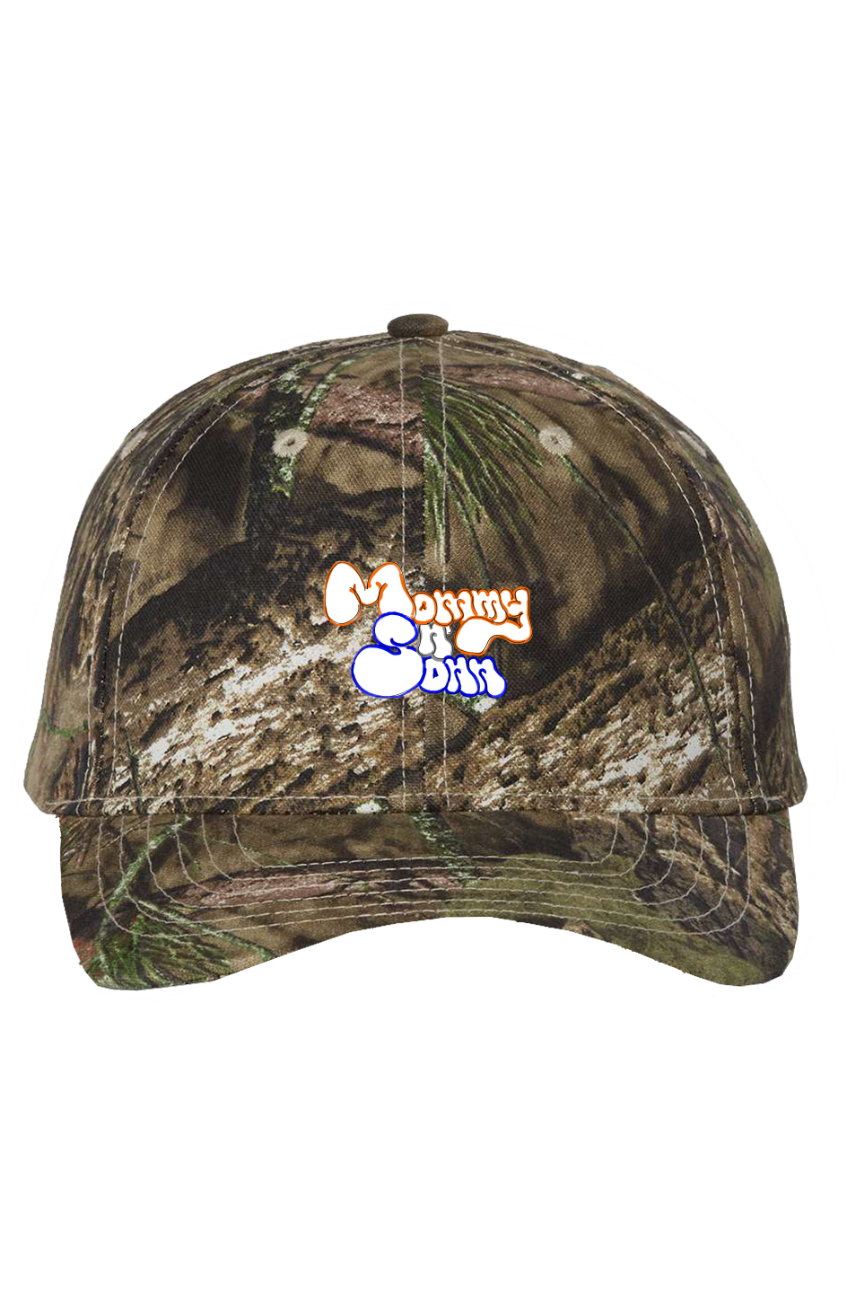MommyNSonn Embroidered Label Licensed Camo Cap