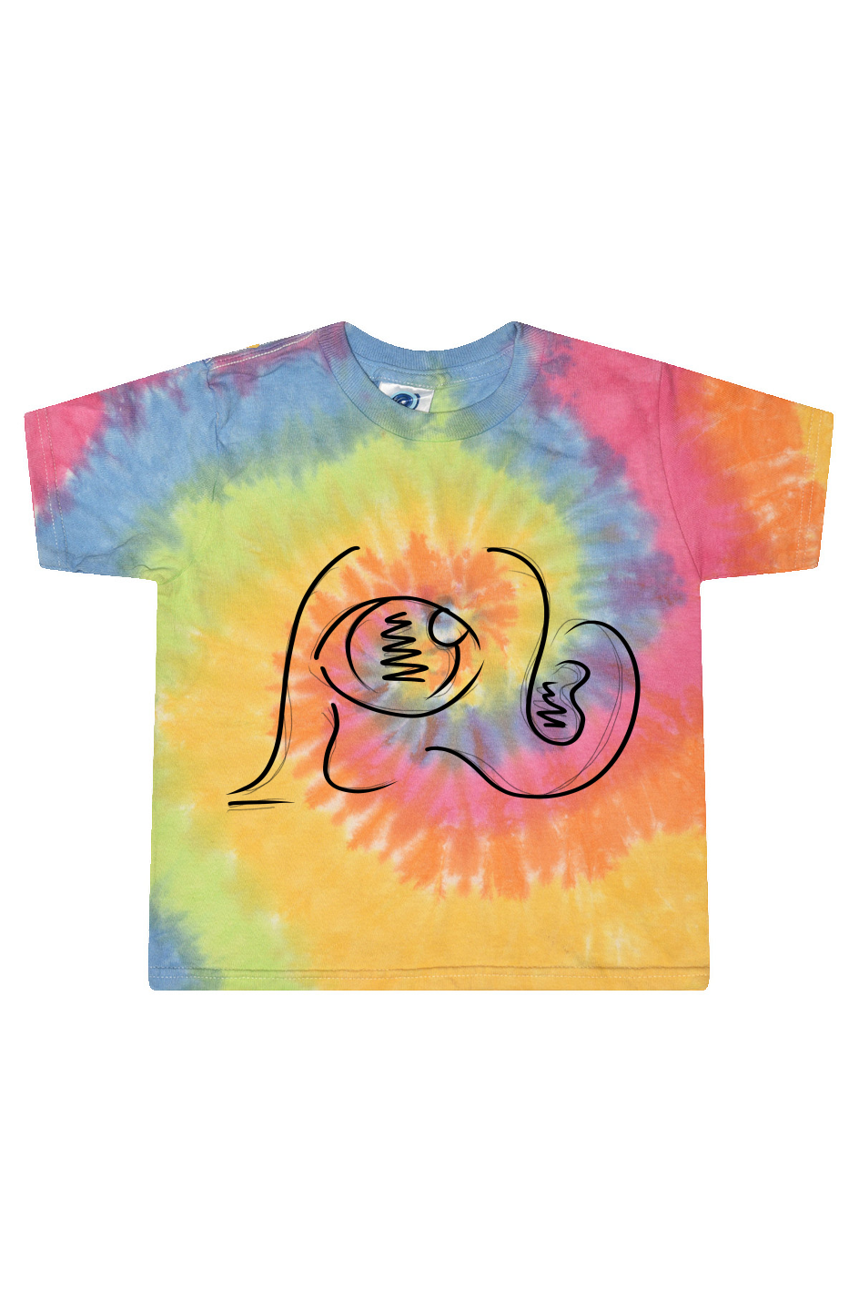 MommyNSonn - Delusional Tie-Dye Eternity Cropped T-Shirt