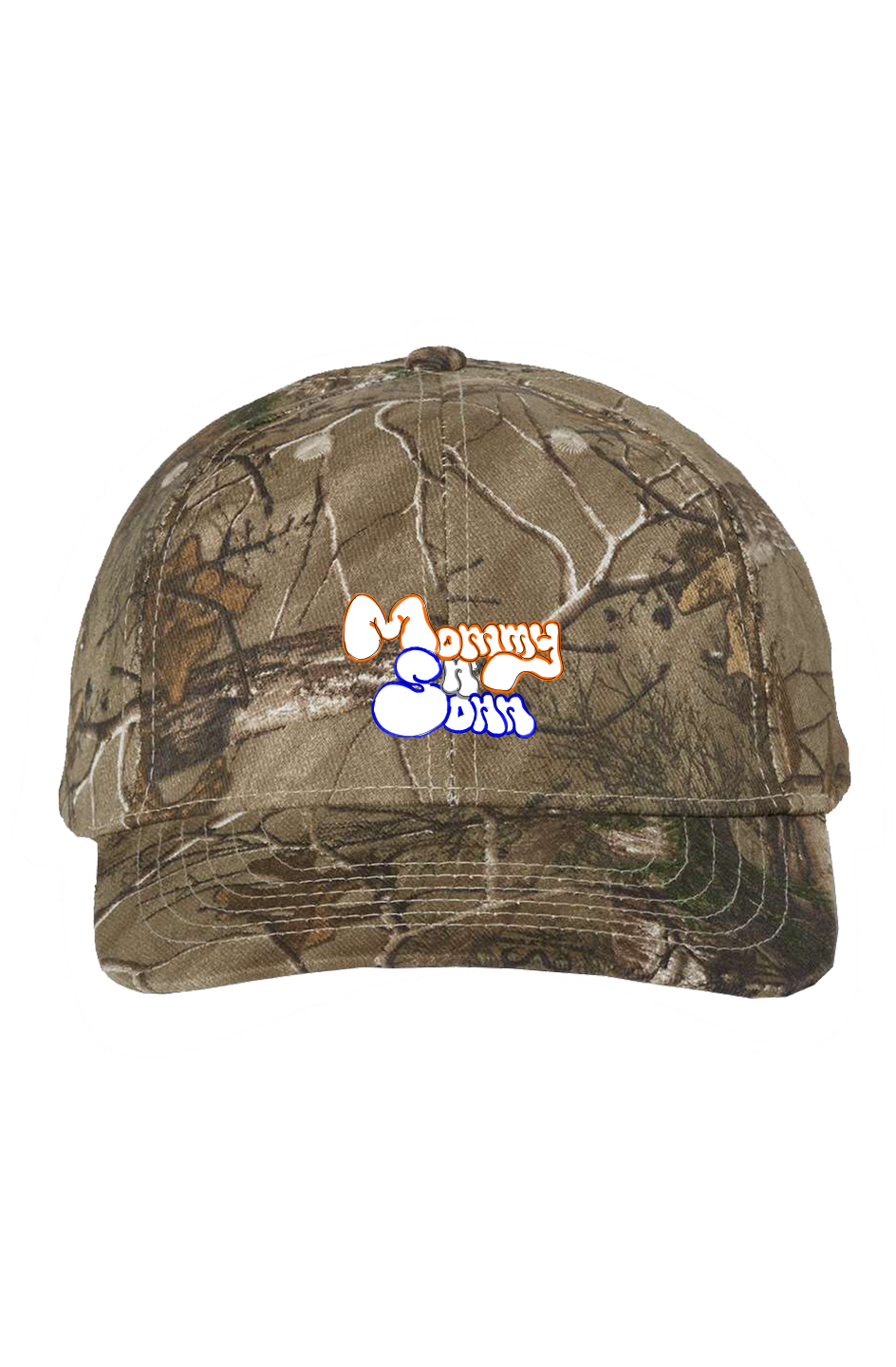 MommyNSonn Embroidered Label Licensed Camo Cap
