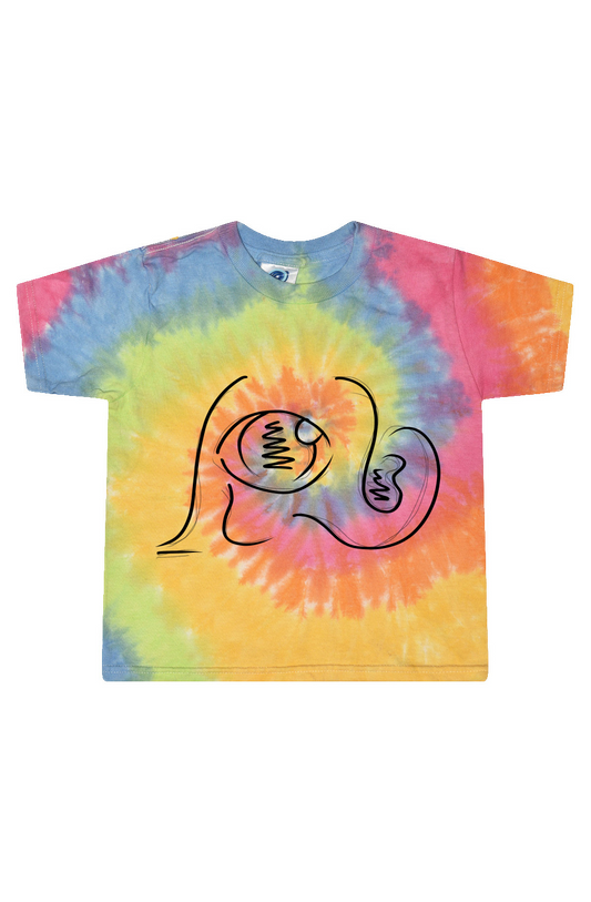 MommyNSonn - Delusional Tie-Dye Eternity Cropped T-Shirt